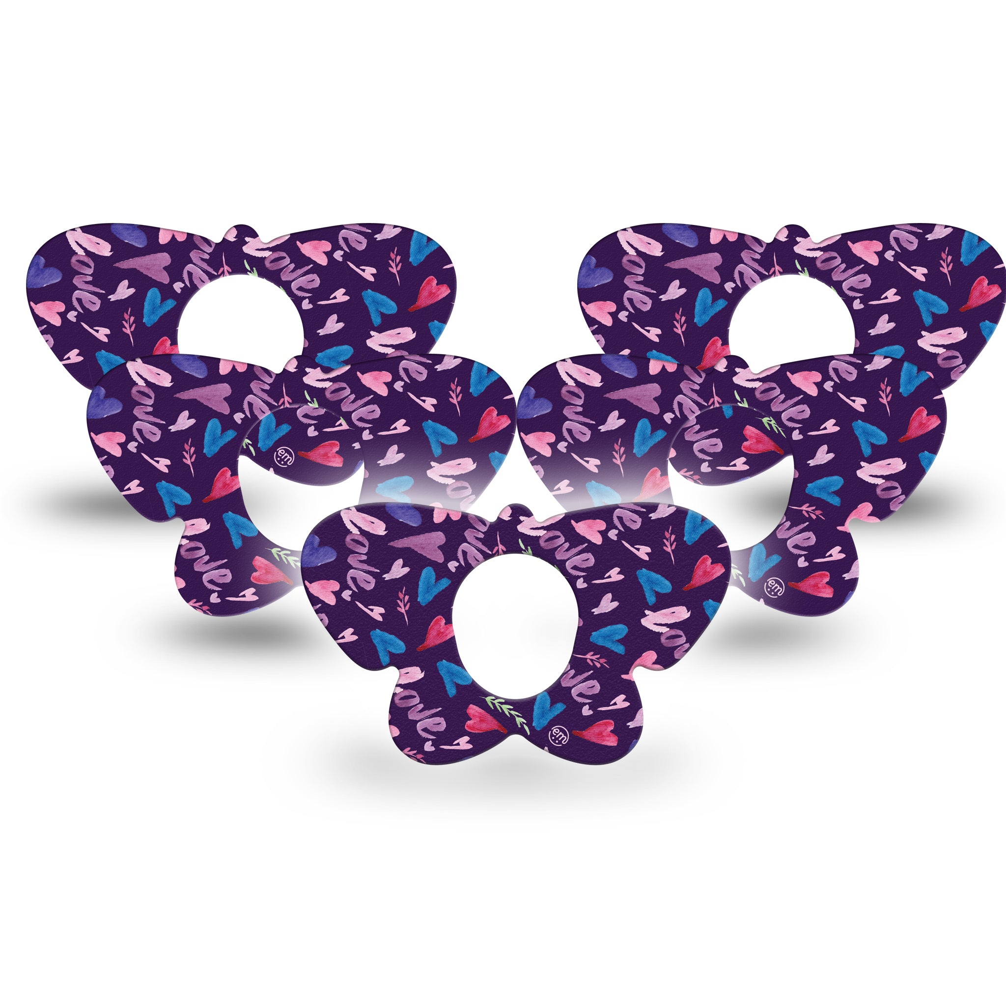 ExpressionMed fixatiepleisters Dexcom G7 | Watercolor Love Butterfly