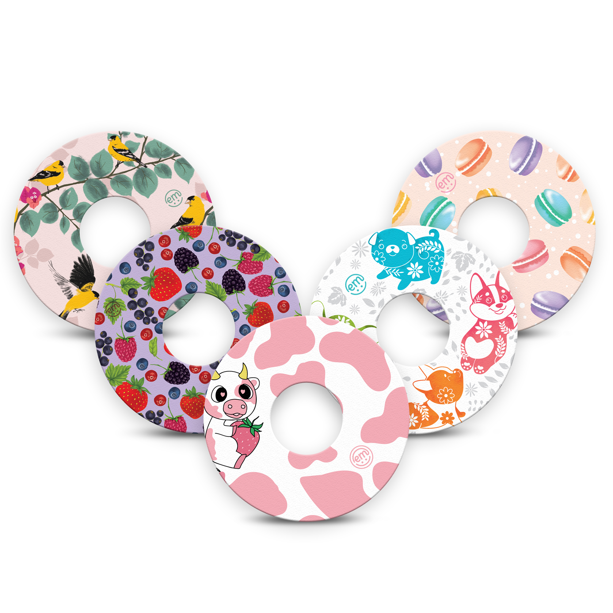 ExpressionMed Fixatiepleisters Freestyle Libre 3 Perfect Fit | Sweeties (set van 5)