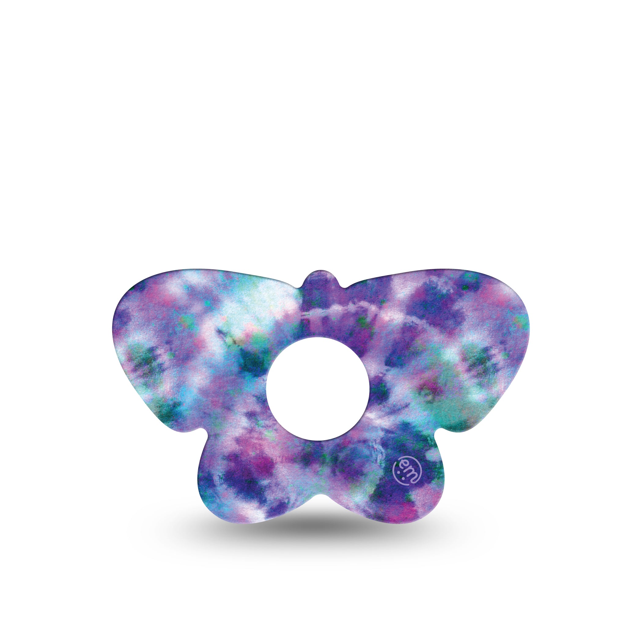 ExpressionMed fixatiepleisters Freestyle Libre 3 Perfect Fit | Purple Tie Dye Butterfly