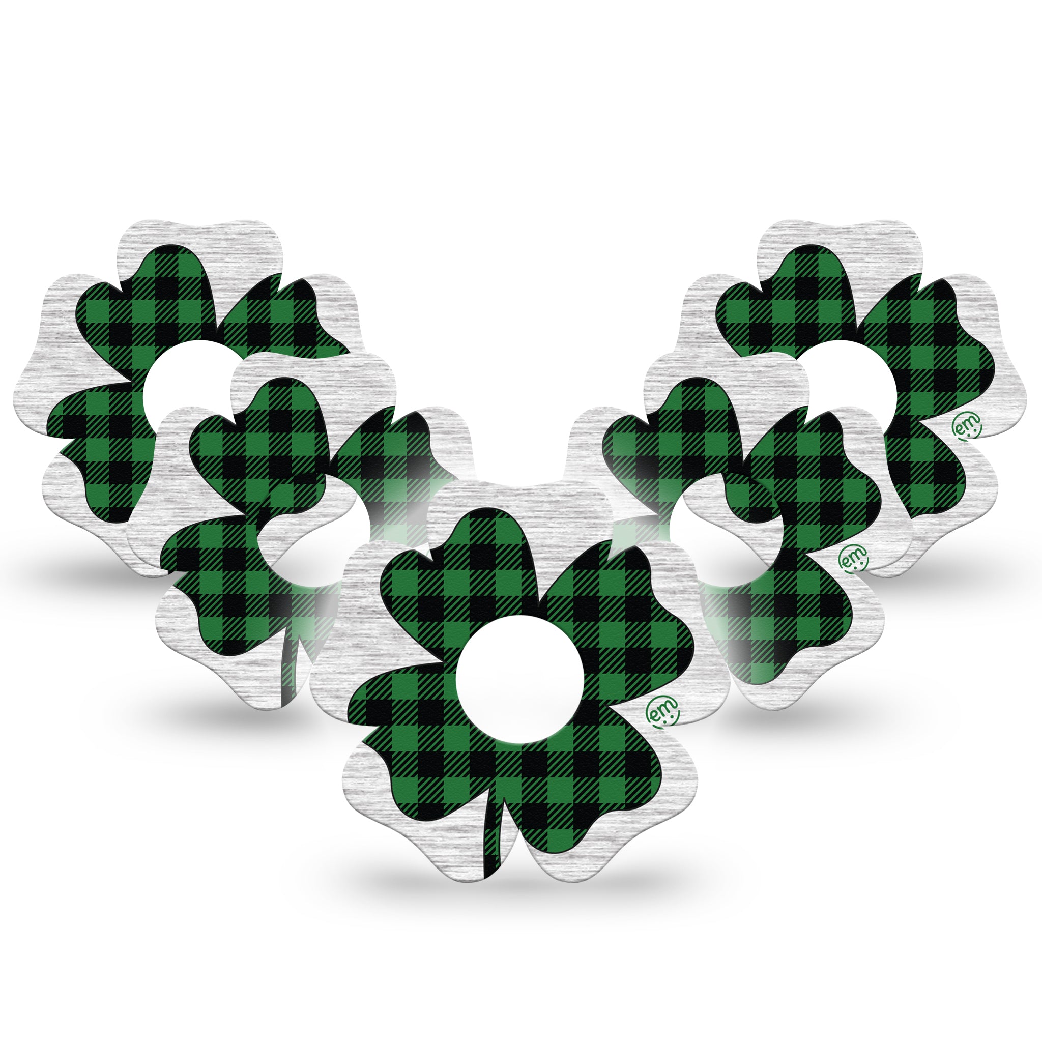 ExpressionMed fixatiepleisters Freestyle Libre 3 Perfect Fit | Embroidered Clover Flower