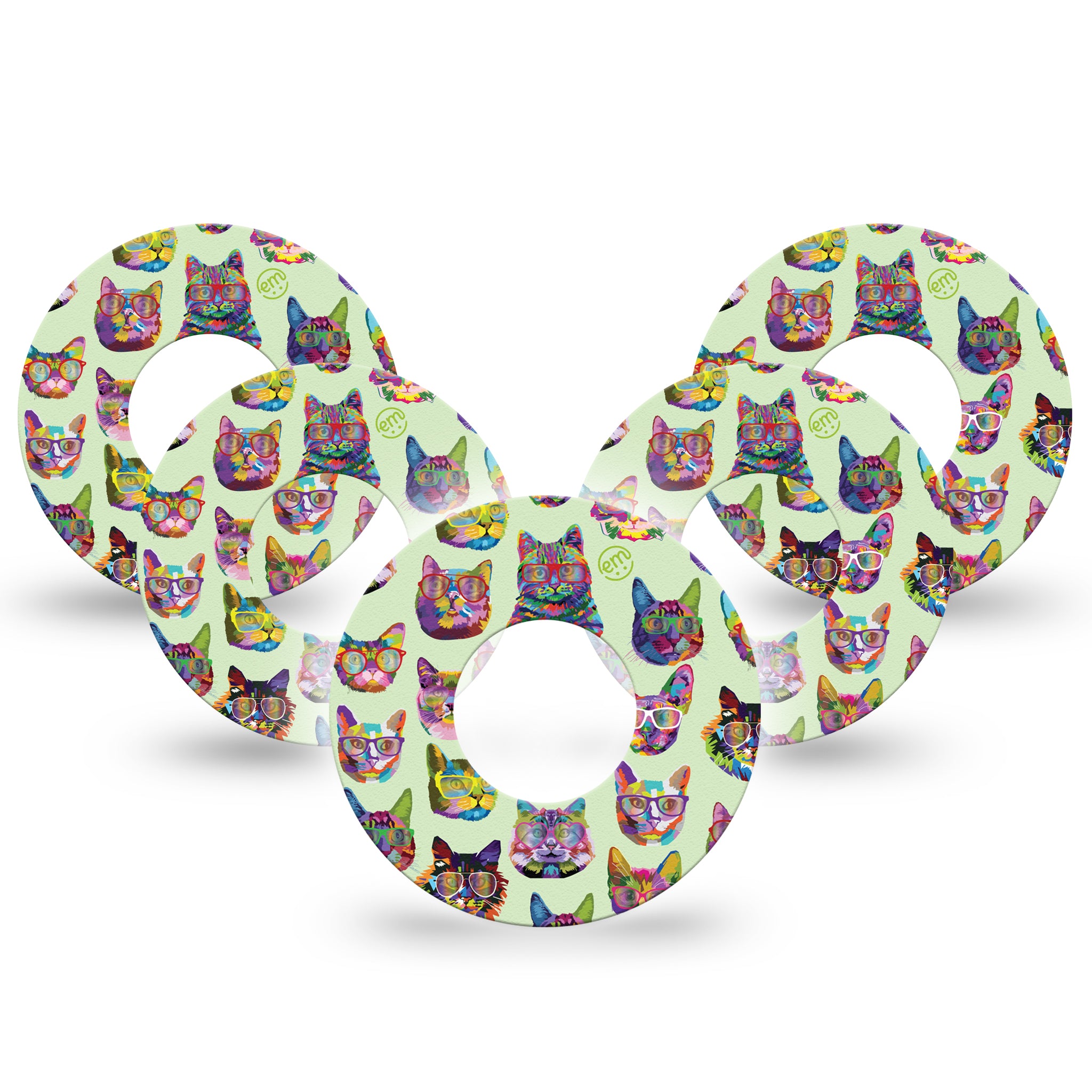 ExpressionMed Fixatiepleisters Freestyle Libre 1 & 2 | Cat Party