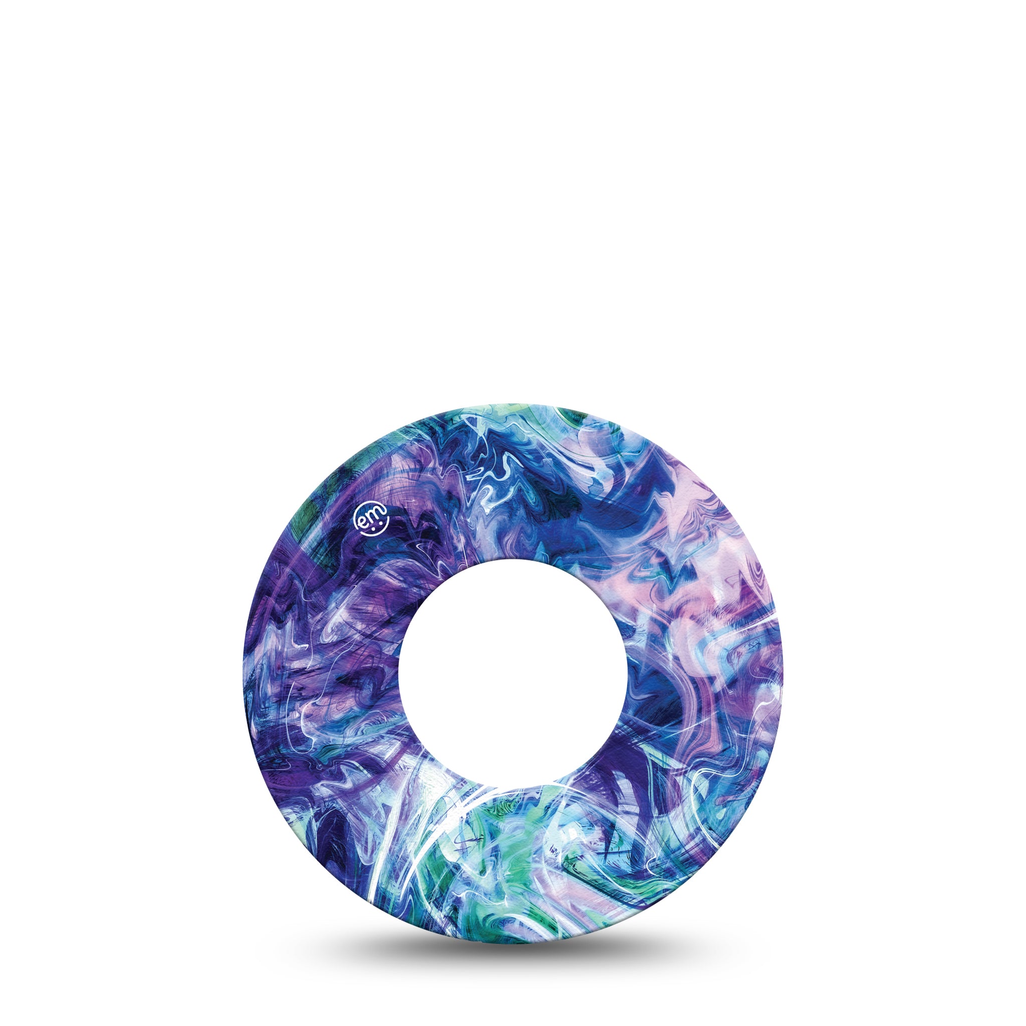 Patch de fixation ExpressionMed pour Freestyle Libre 1 & 2 | Deep Purple Swirl