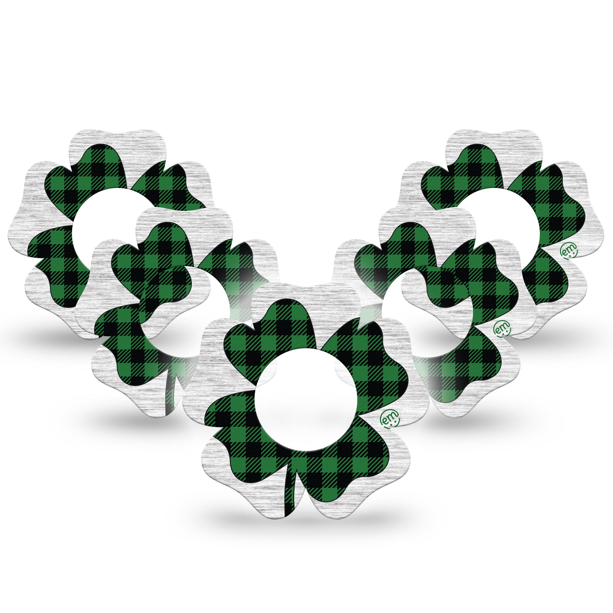 ExpressionMed fixatiepleisters Freestyle Libre 1 & 2 | Embroidered Clover Flower