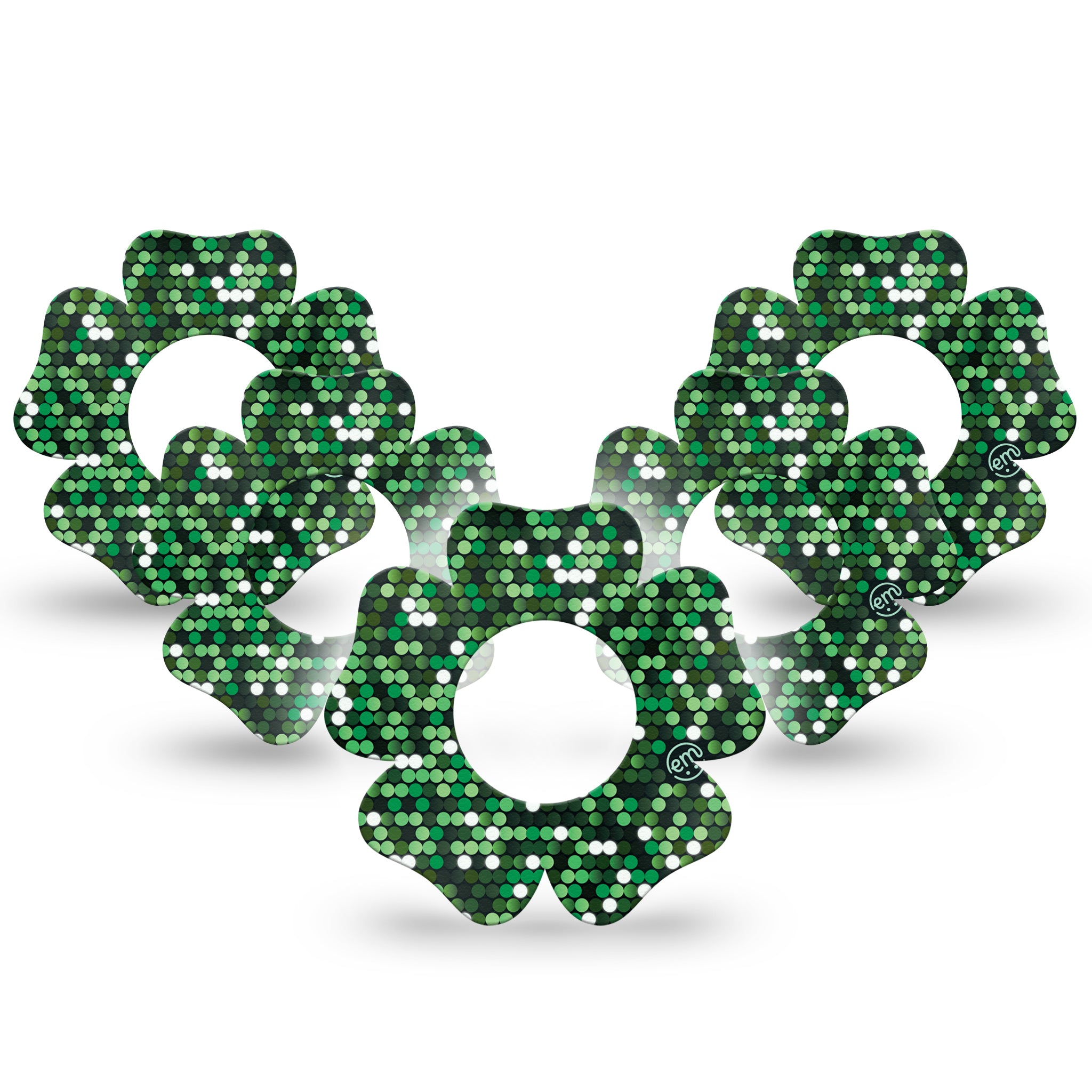 ExpressionMed fixatiepleisters Freestyle Libre 3 Perfect Fit | Green Glam Flower