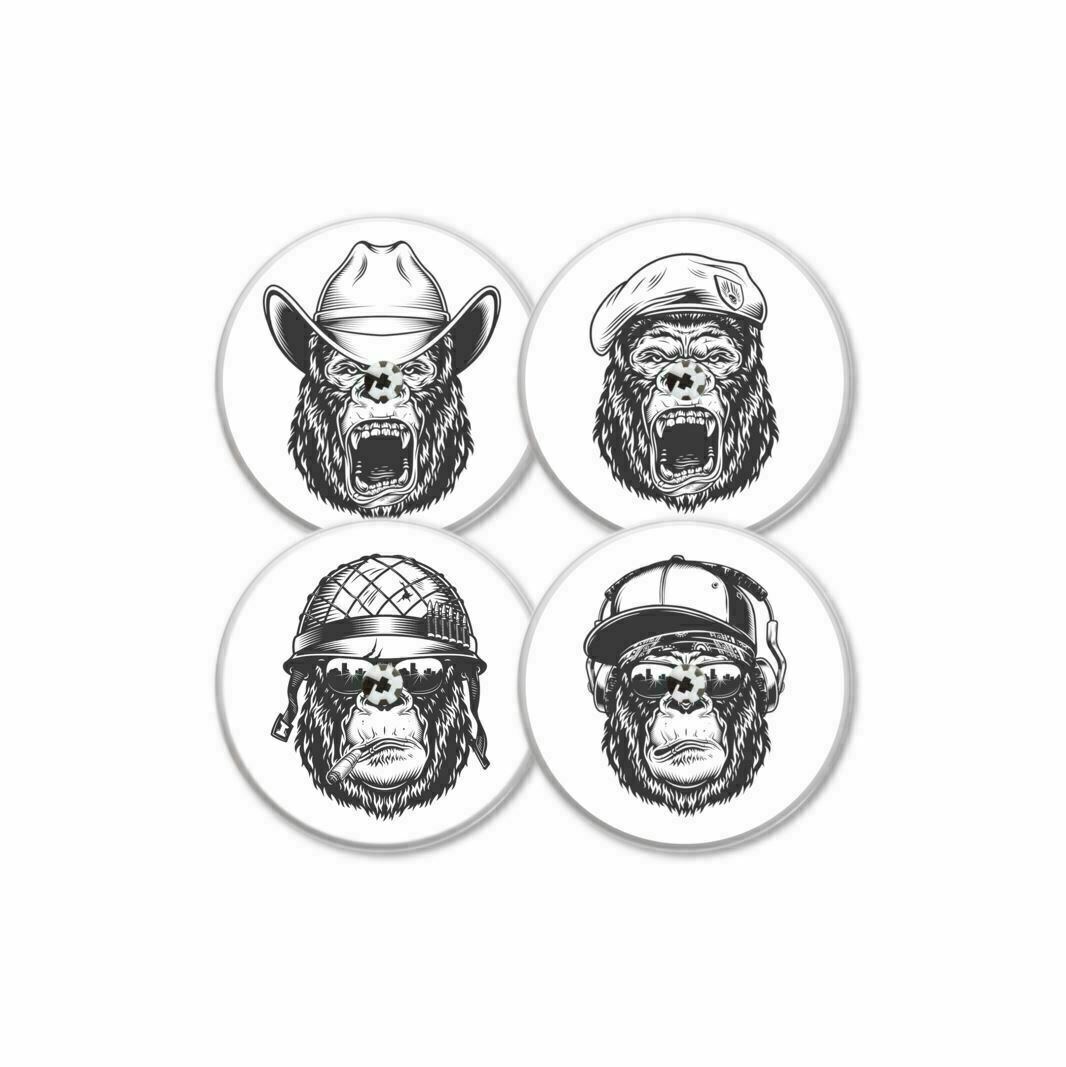 MySweetStitch | Freestyle Libre 1 & 2 sensorsticker | Monkey Edition