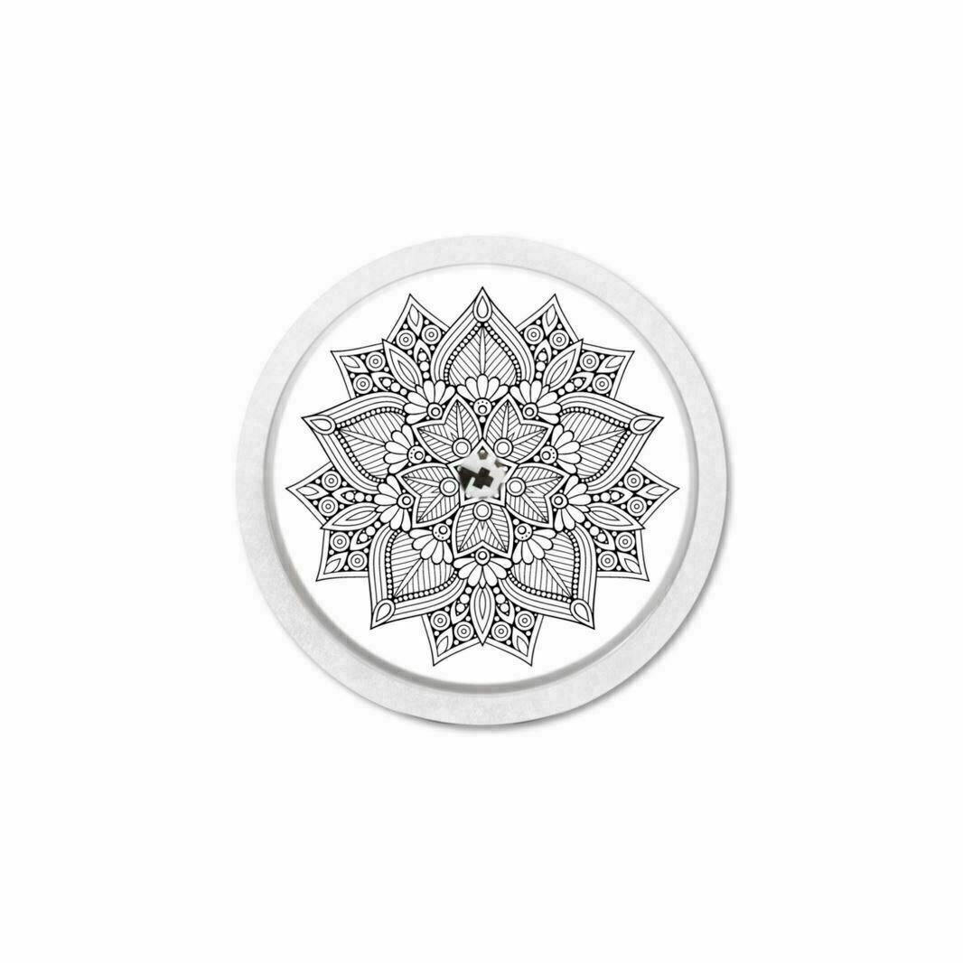 MySweetStitch | Freestyle Libre 1 & 2 Sensor Sticker | Mandala Black