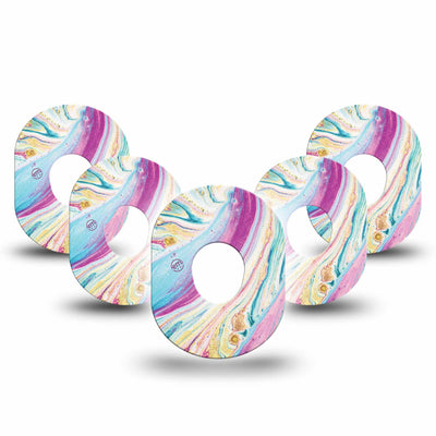 Patch de fixation ExpressionMed Dexcom G7 | Shimmering Marble