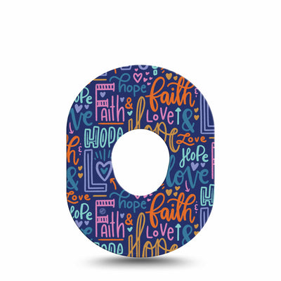 Parche de fijación ExpressionMed Dexcom G7 | Faith Love Hope