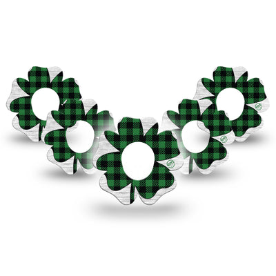 Cerotto di fissaggio ExpressionMed Dexcom G7 | Embroidered Clover Flower