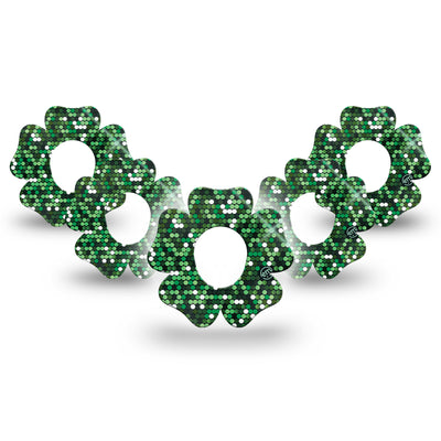 Cerotto di fissaggio ExpressionMed Dexcom G7 | Green Glam Flower