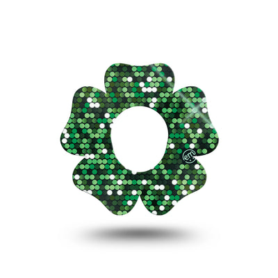 Cerotto di fissaggio ExpressionMed Dexcom G7 | Green Glam Flower