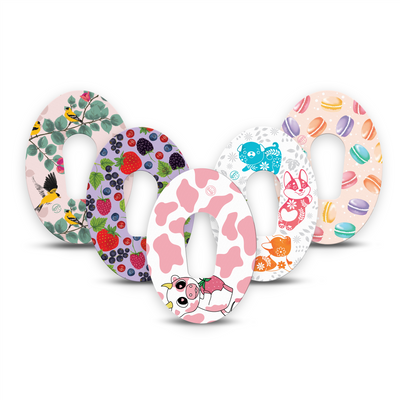 Cerotti di fissaggio ExpressionMed Dexcom G6 | Sweeties (set da 5)