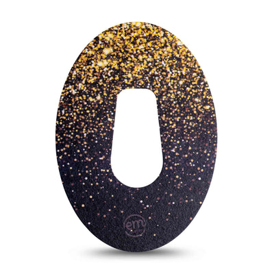 Patch de fixation ExpressionMed pour Dexcom G6 | Gold Sparkles