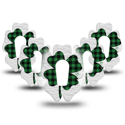 Cerotto di fissaggio ExpressionMed Dexcom G6 | Embroidered Clover Flower
