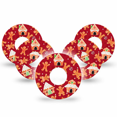 Parche para catéter ExpressionMed | Gingerbread Fun