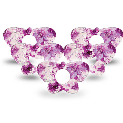 Cerotto per catetere ExpressionMed | Violet Orchids Butterfly
