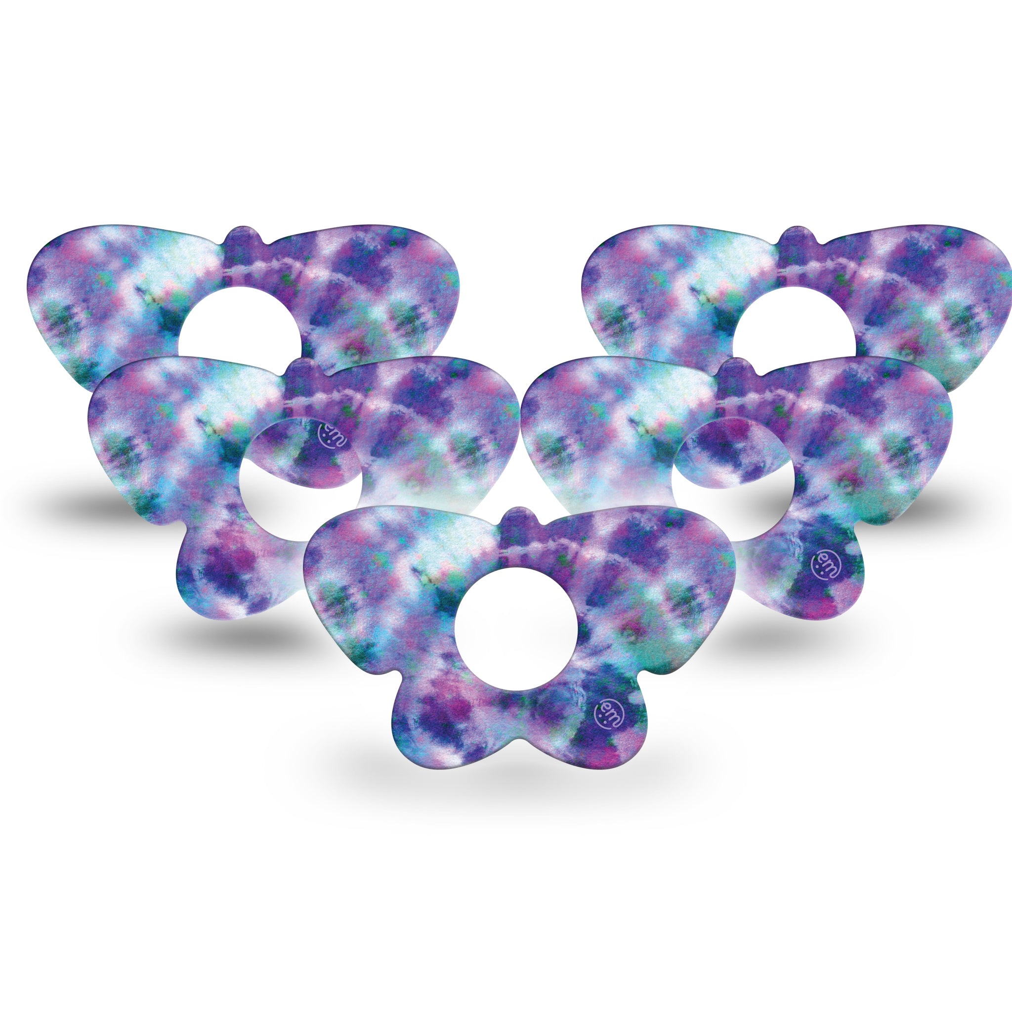 ExpressionMed Katheterpleister | Purple Tie Dye Butterfly