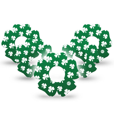 Parche para catéter MySweetStitch | Shamrock Flower