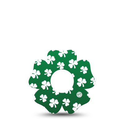 Parche para catéter MySweetStitch | Shamrock Flower