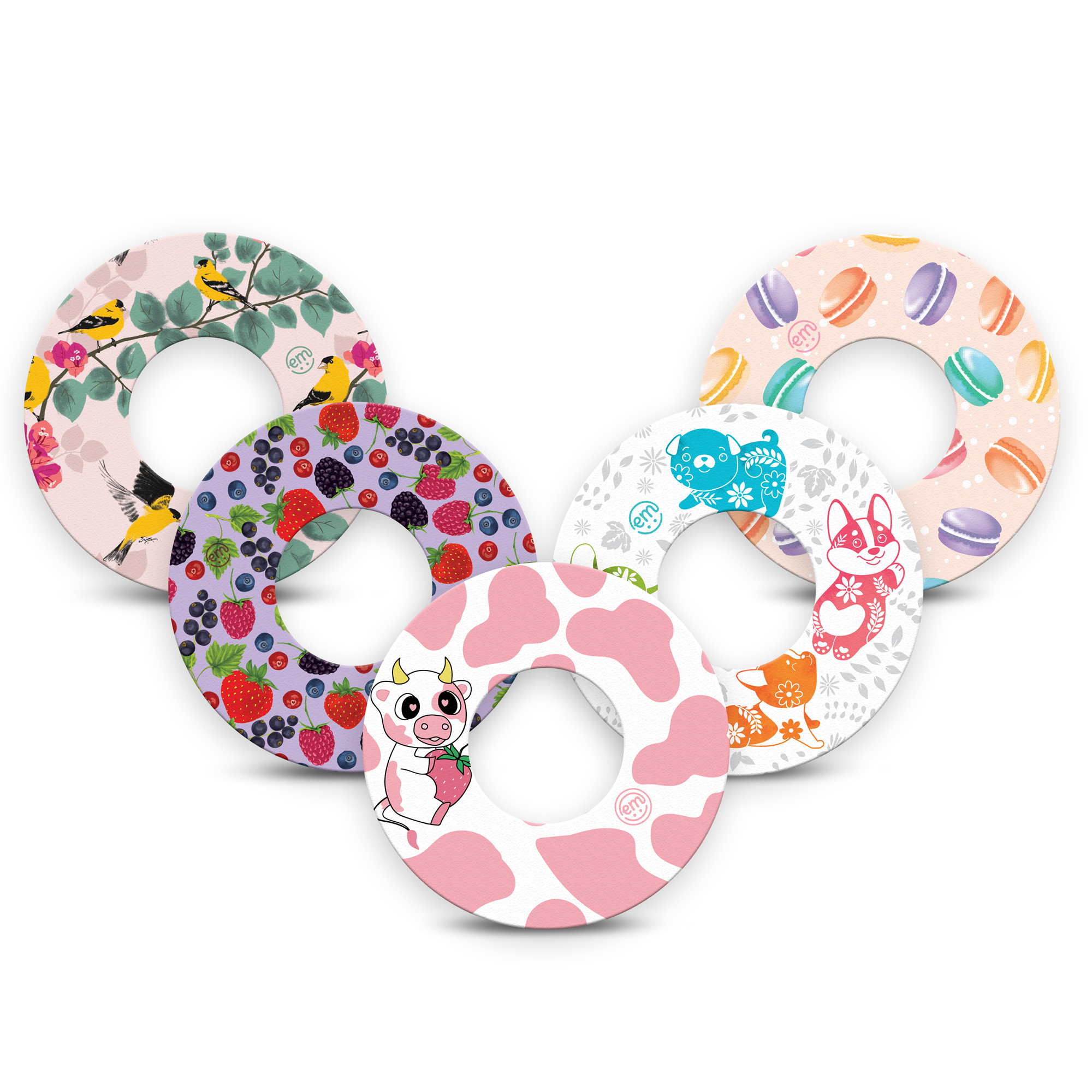 ExpressionMed fixatiepleisters Freestyle Libre 1 & 2 | Sweeties (set van 5)