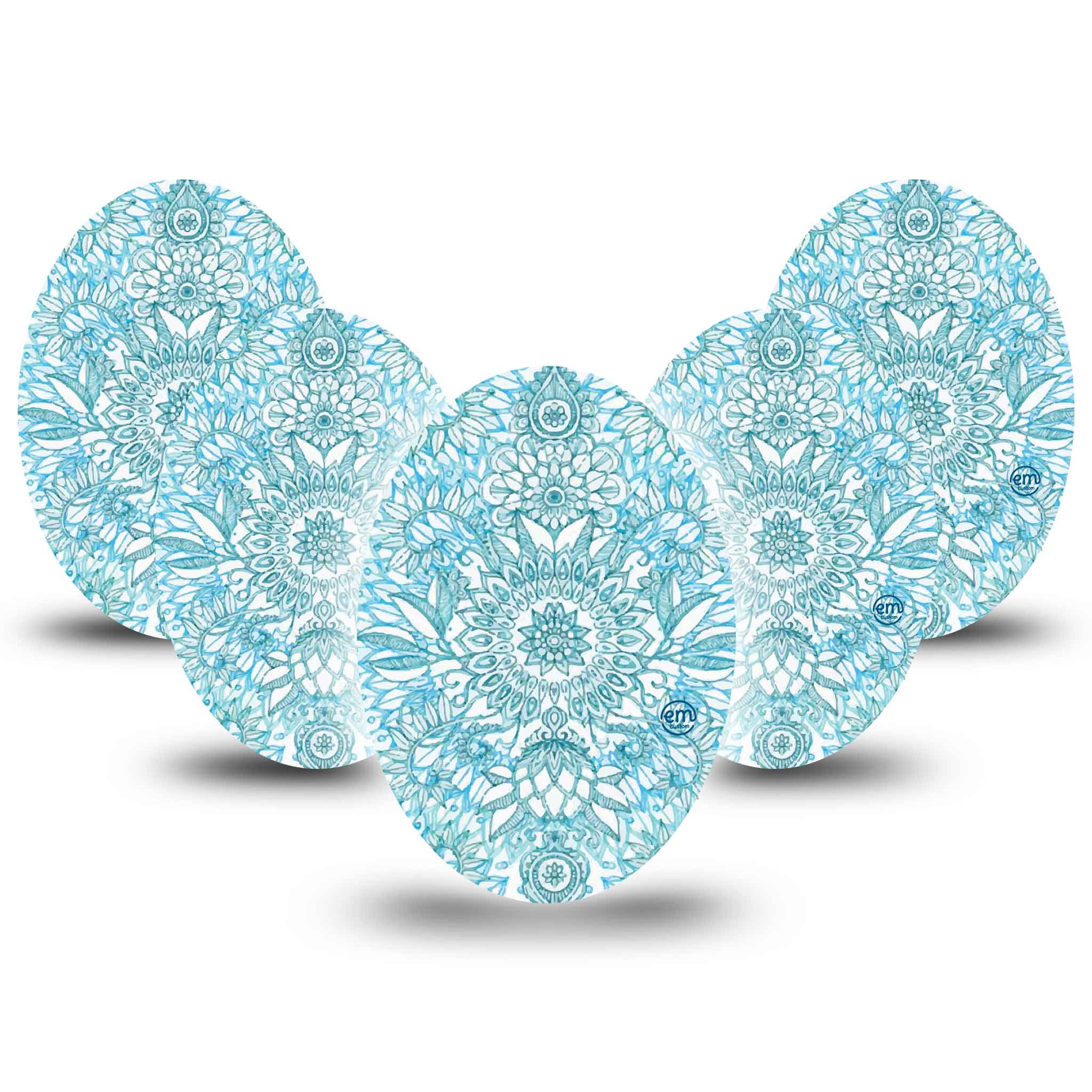 ExpressionMed fixatiepleisters Freestyle Libre - Dexcom - Medtronic | Aqua Floral