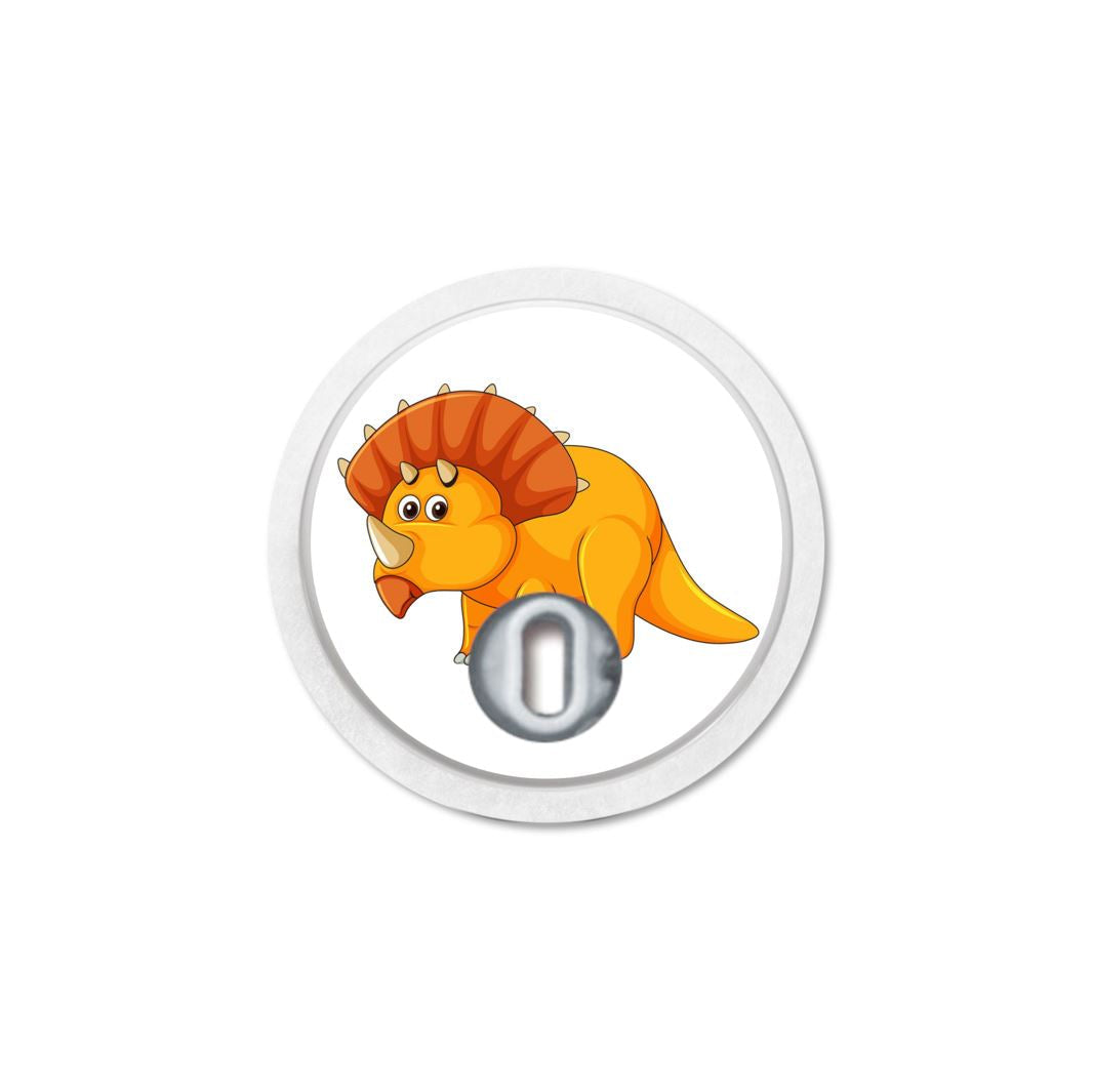 MySweetStitch | Adhesivo para sensor Freestyle Libre 3 / 3 Plus | Dinos