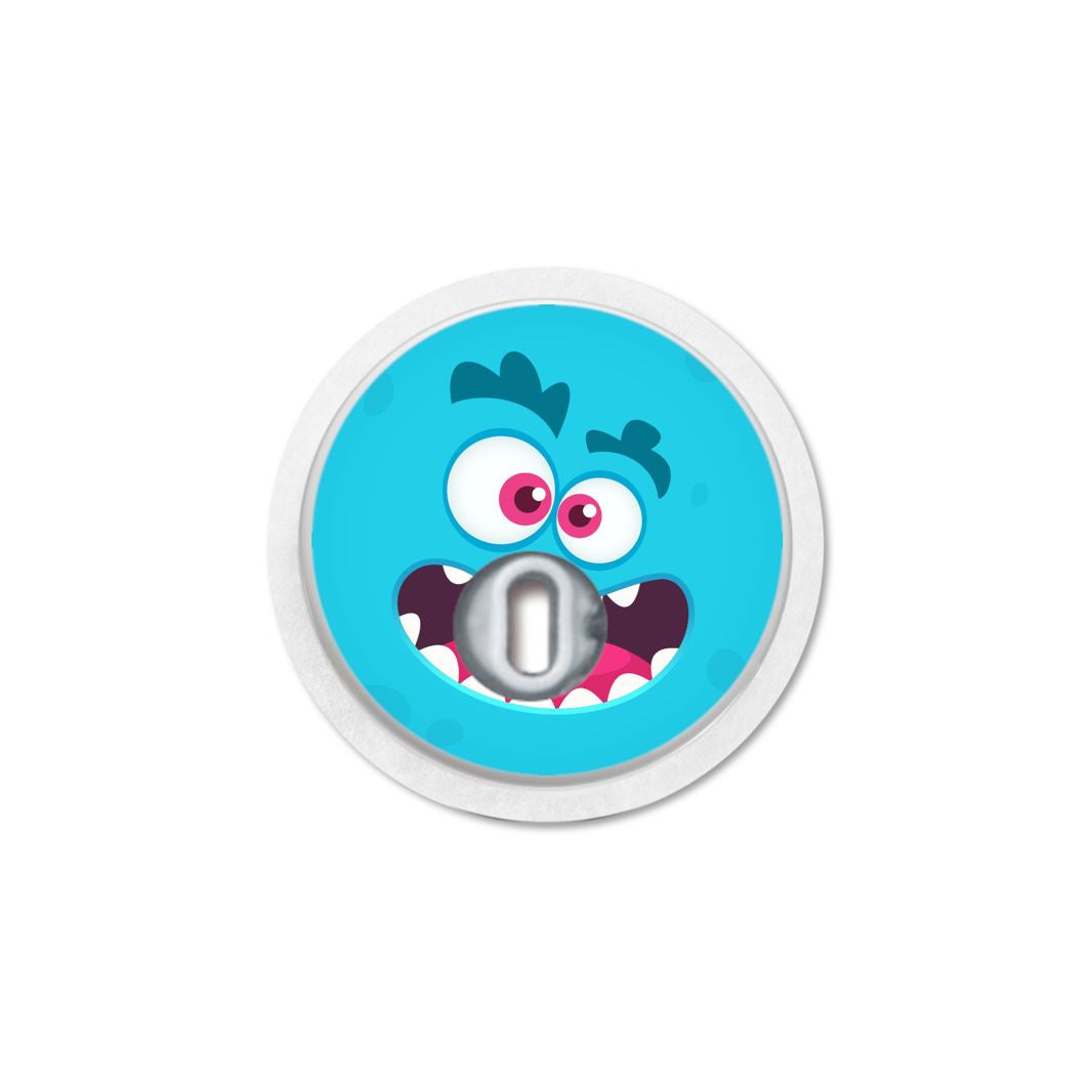 MySweetStitch | Adesivo per sensore Freestyle Libre 3 / 3 Plus | Mostro di zucchero
