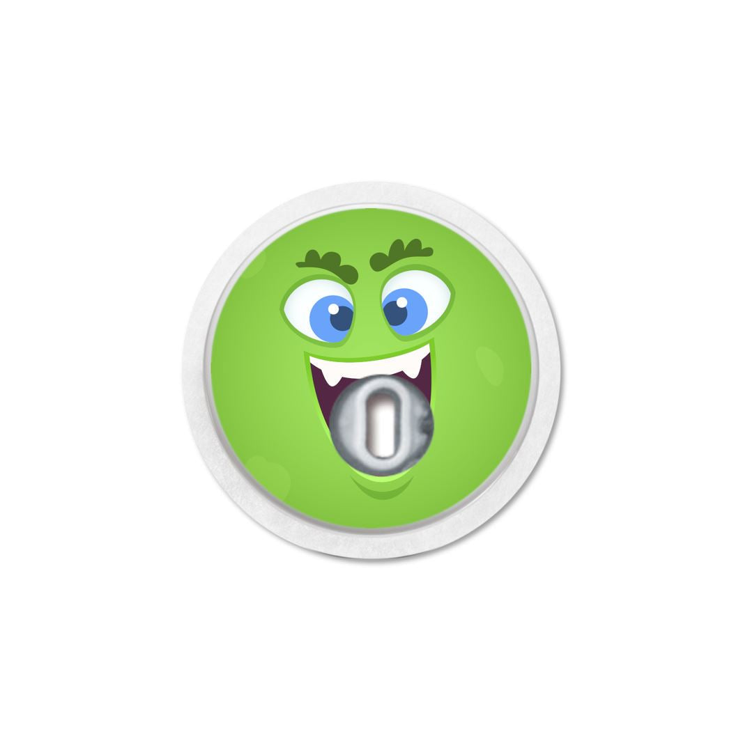 MySweetStitch | Freestyle Libre 3 / 3 Plus Sensor Sticker | Zucker Monster