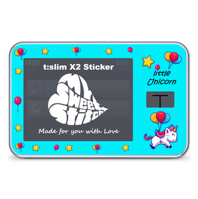 MySweetStitch | Adesivo per Tandem t:slim X2 | Little Unicorn