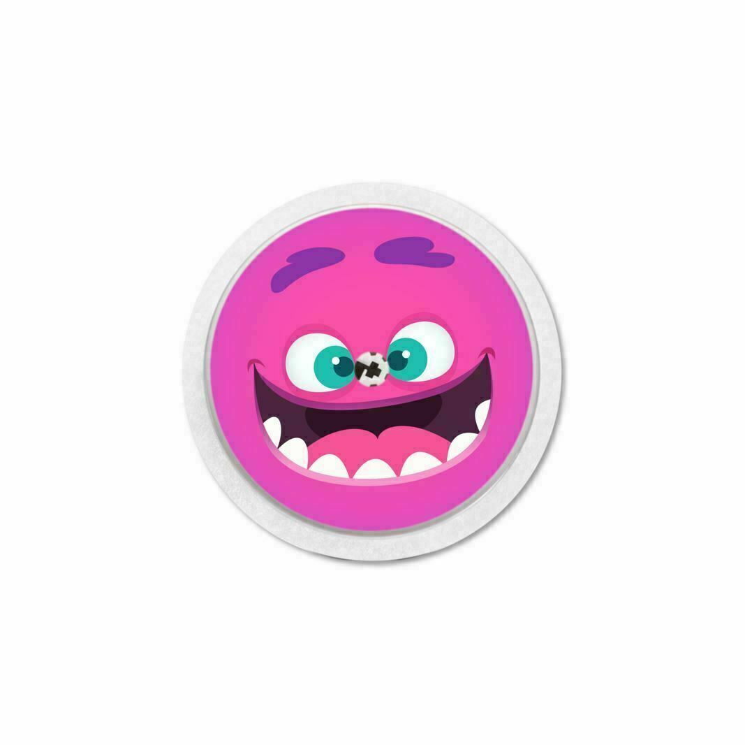 MySweetStitch | Autocollant pour capteur Freestyle Libre 1 & 2 | Monstre de sucre