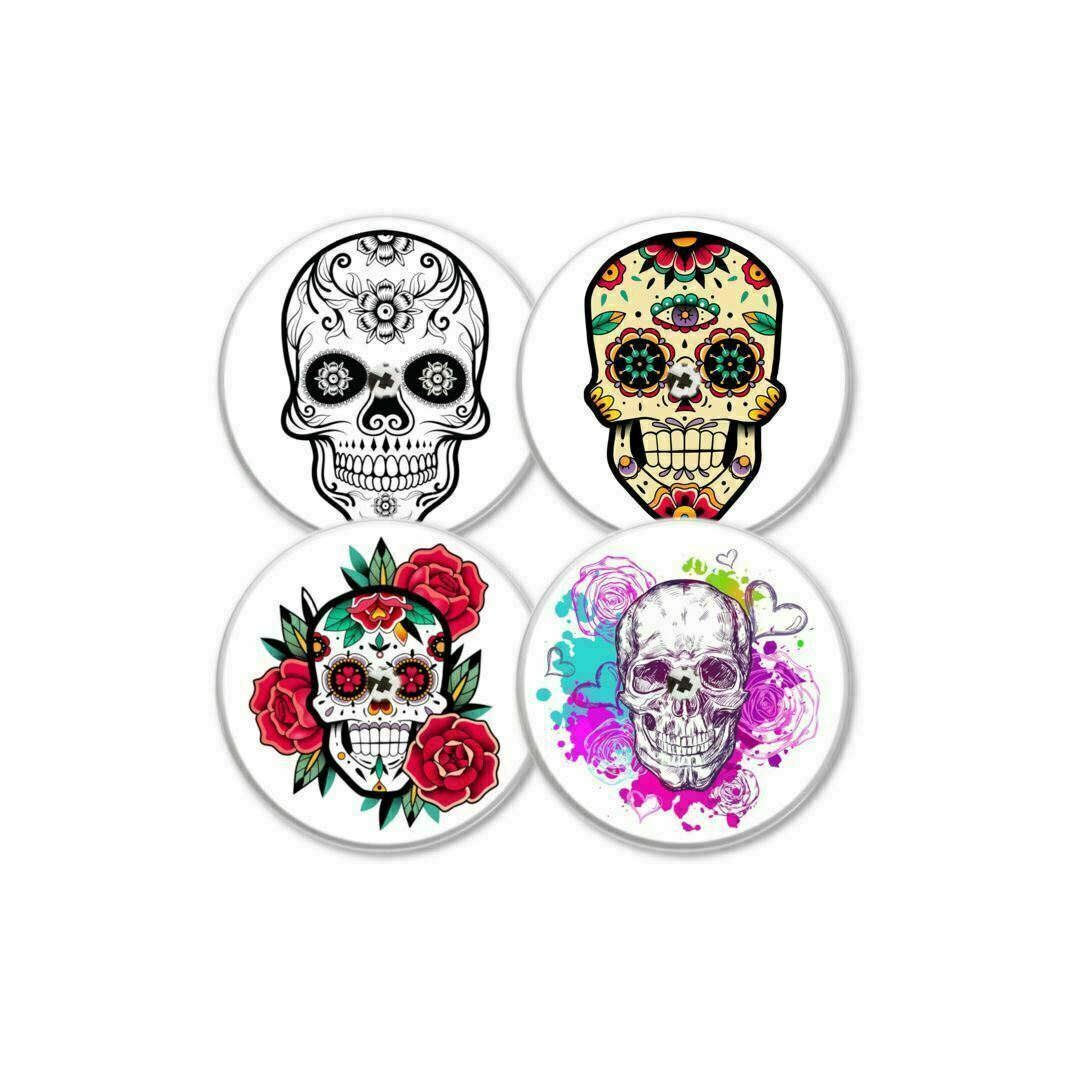 MySweetStitch | Freestyle Libre 1 & 2 sensorsticker | Flower Skull