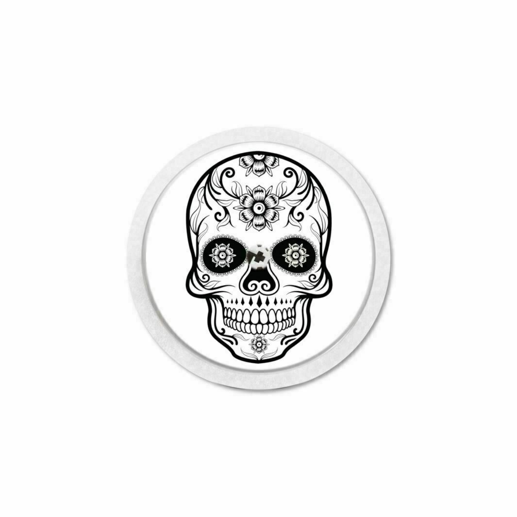 MySweetStitch | Freestyle Libre 1 & 2 sensorsticker | Flower Skull