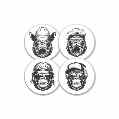 MySweetStitch | Freestyle Libre 1 & 2 sensorsticker | Monkey Edition