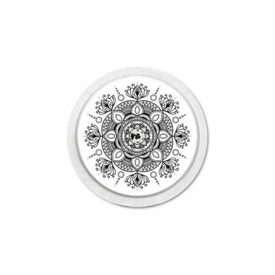 MySweetStitch | Autocollant pour capteur Freestyle Libre 1 & 2 | Mandala Black