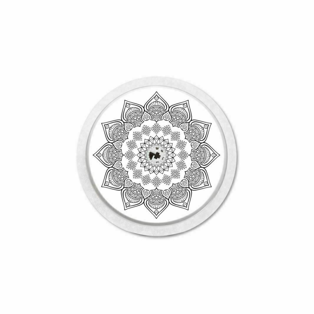 MySweetStitch | Freestyle Libre 1 & 2 Sensor Sticker | Mandala Black