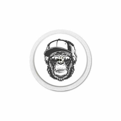 MySweetStitch | Freestyle Libre 1 & 2 sensorsticker | Monkey Edition
