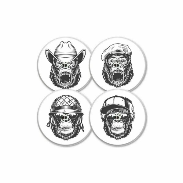 MySweetStitch Freestyle Libre 1 & 2 Sensor Sticker | Monkey Edition