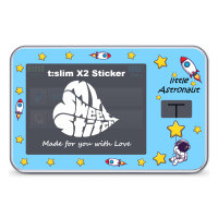 MySweetStitch | Tandem t:slim X2 Sticker | Little Astronaut