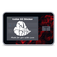 MySweetStitch | Tandem t:slim X2 Sticker | Red Triangles