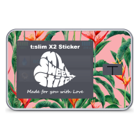 MySweetStitch | Tandem t:slim X2 Sticker | Tropical Pink