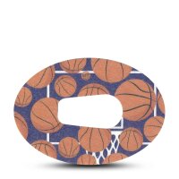ExpressionMed Fixierpflaster Dexcom G6 | Basketball (1/5/10 Stück)